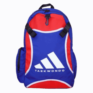 Adidas Mochila TKD para Peto Protector de Pecho Azul/Rojo Taekwondo