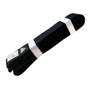 Adidas Cinta Competition 4.3 cm Negro Individual 65/35 Logo Nuevo Taekwondo