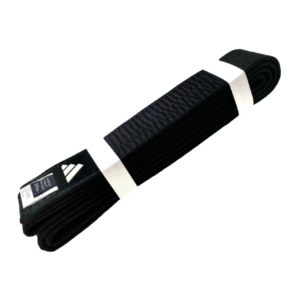 Adidas Cinta Negra 5.0 cm Negro Individual 65/35 Logo Nuevo Taekwondo