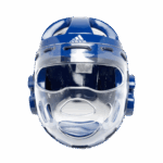 Adidas Careta 18 mm con Máscara Azul Logo Anterior Taekwondo