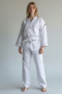 Adidas Dobok Adi-Start Logo A con Cinta Blanca Sin Logo Woman Taekwondo